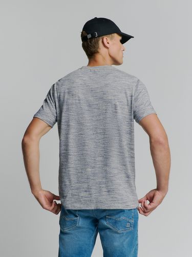 NO EXCESS T-Shirt Crewneck Multi Coloured Melange