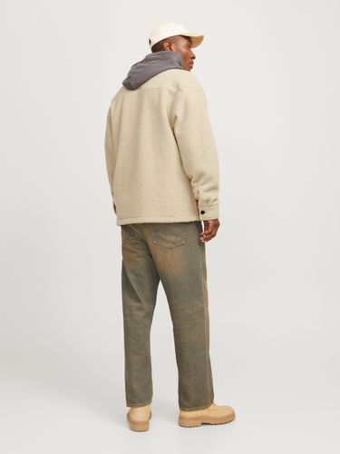 JACK & JONES JORNEWTON TEDDY OVERSHIRT LS LN