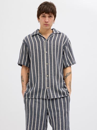 JACK & JONES JACK&JONES JORCOBA STRIPE RESORT SHIRT SS SN