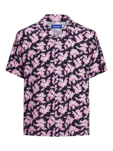 JACK & JONES JACK&JONES JORLUKE PALMA AOP RESORT SHIRT SS LN