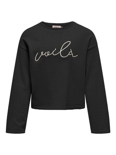 ONLY ONLY KOGIBI LS EMB O-NECK CP KNT