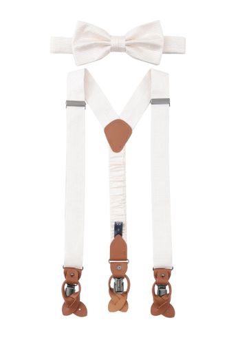 PRINCE BOWTIE Set Hosenträger+Fliege Micro