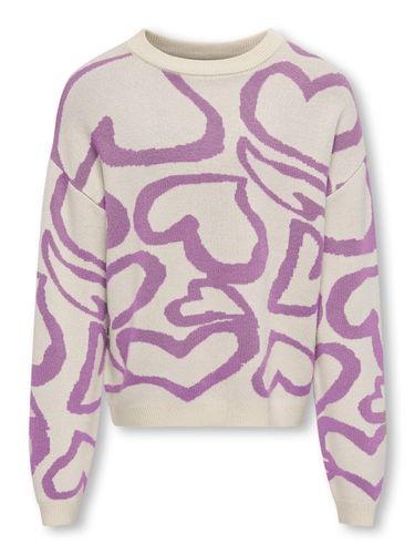 ONLY ONLY KOGMONTANA LS JQ LOOSE O-NECK CP KNT