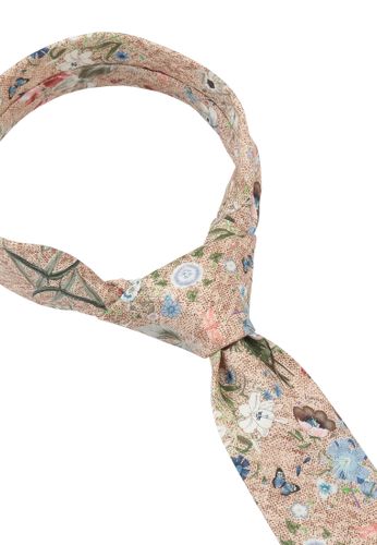 SEIDENFALTER Krawatte Blume 6cm