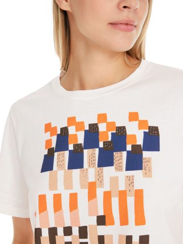 MARC CAIN Bedrucktes Shirt „Rethink Together“