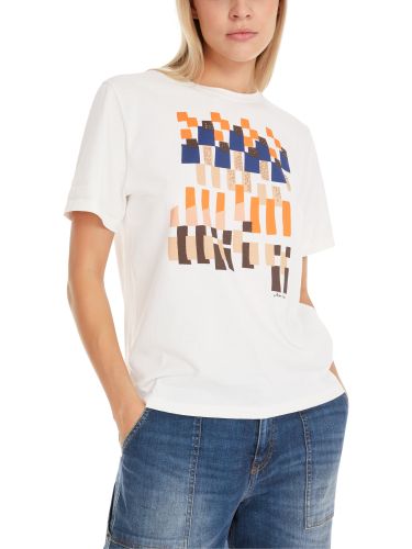 MARC CAIN Bedrucktes Shirt „Rethink Together“
