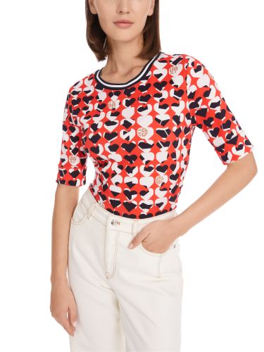 MARC CAIN T-Shirt mit Heartbreaker-Print