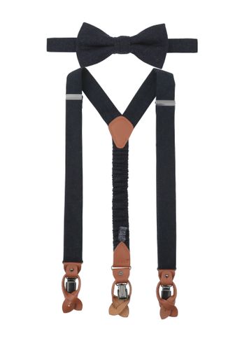 SEIDENFALTER Set Hosenträger+Fliege Uni