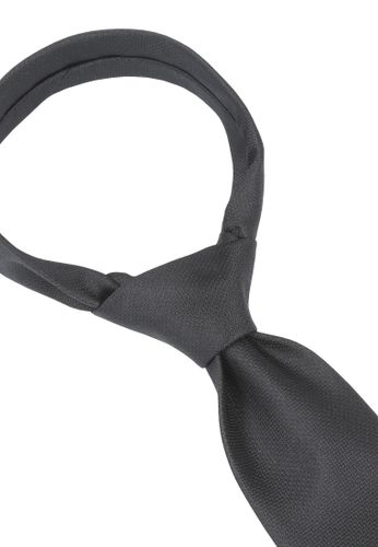 SEIDENFALTER Trauer Krawatte 8cm XXL