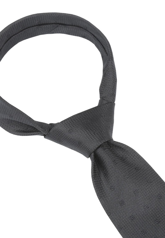 SEIDENFALTER Trauer Krawatte 8cm XXL