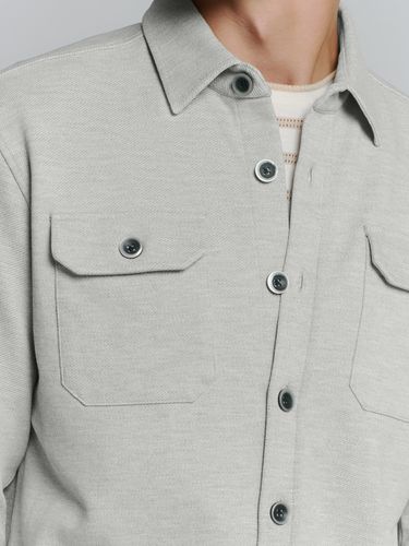 NO EXCESS NO EXCESS Overshirt Button Closure Sweat