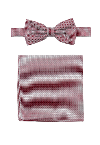 SEIDENFALTER Set Fliege+Tuch Micro