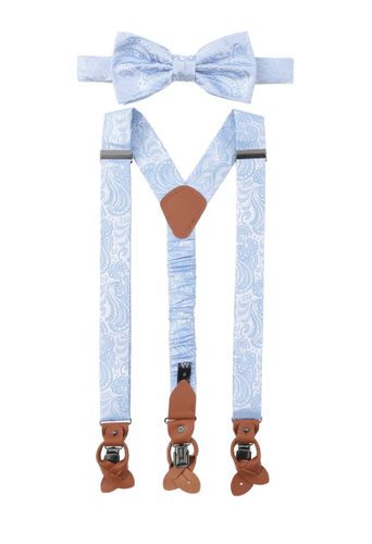 PRINCE BOWTIE Set Hosenträger+Fliege Paisley