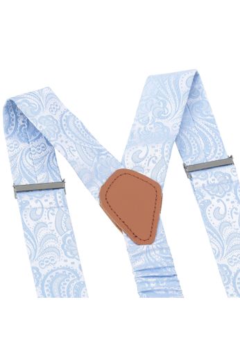 PRINCE BOWTIE Set Hosenträger+Fliege Paisley