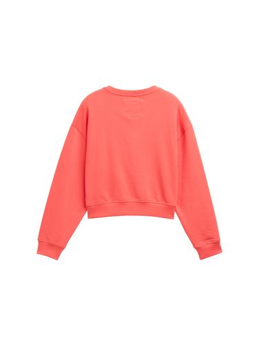 TOM TAILOR Cropped Sweatshirt mit Print