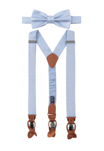 SEIDENFALTER Set Hosenträger+Fliege Micro