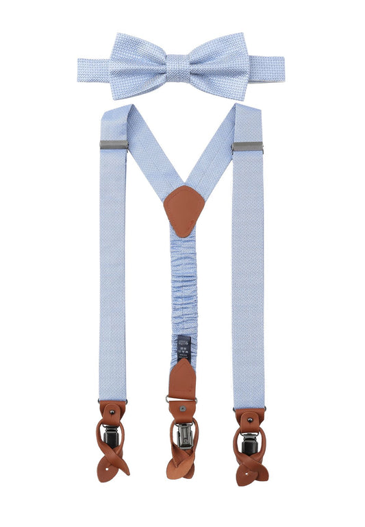 PRINCE BOWTIE Set Hosenträger+Fliege Micro
