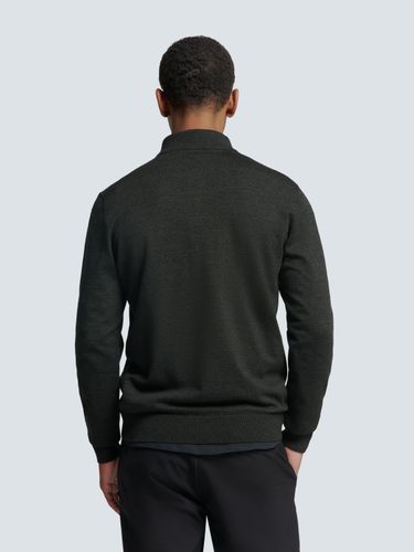 NO EXCESS NO EXCESS Pullover Half Zip 2 Coloured Melange
