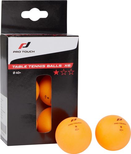 PRO TOUCH Tischtennisbälle Pro Ball 1 Star 6er Pack in orange