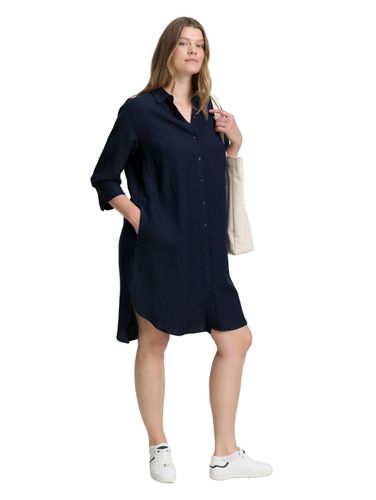 TOM TAILOR Plus Size - Blusenkleid mit Leinenanteil