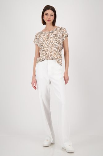 MONARI T-Shirt, camel gemustert