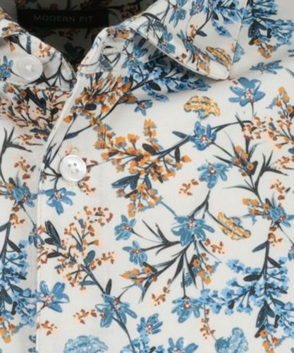 RAGMAN Softknit-Jersey-Hemd Alloverprint, modern fit