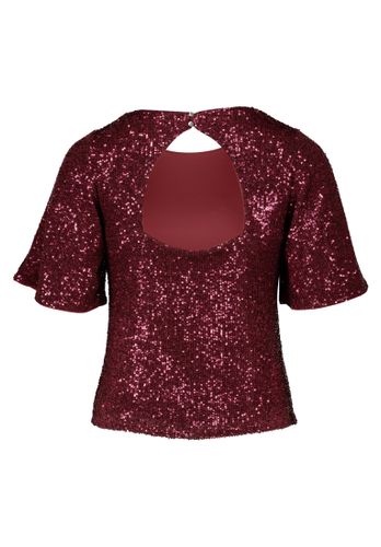 Pailletten-Bluse