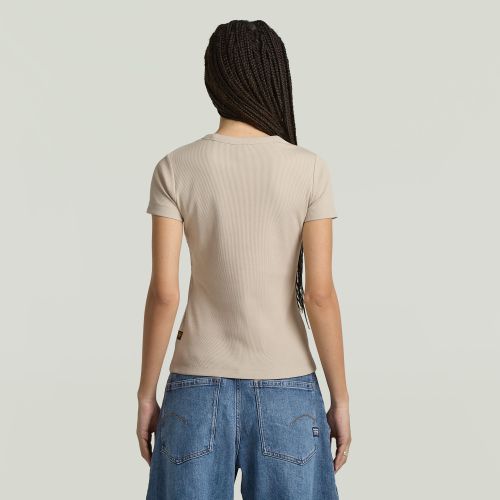 G-STAR Rib cap sleeve wmn