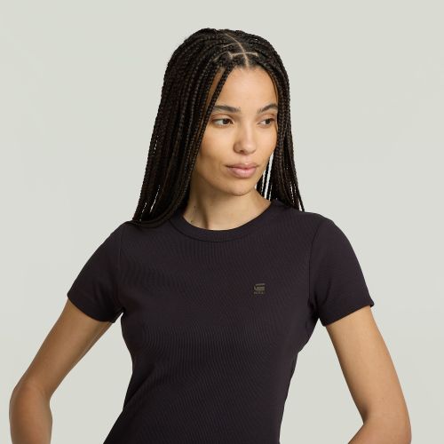 G-STAR Rib cap sleeve wmn