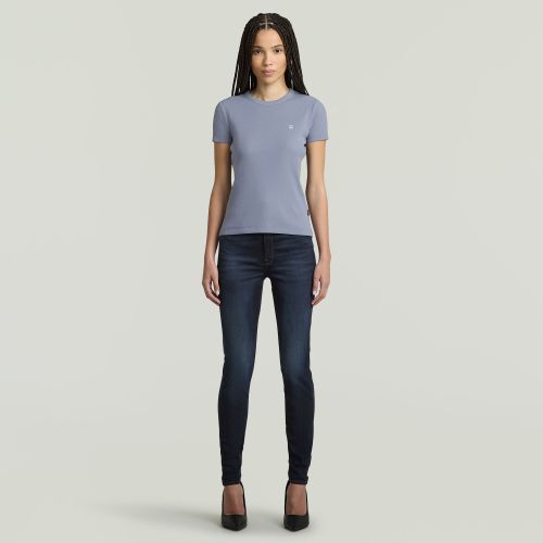 G-STAR Rib cap sleeve wmn