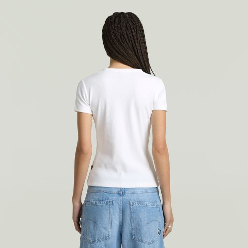 G-STAR Rib cap sleeve wmn