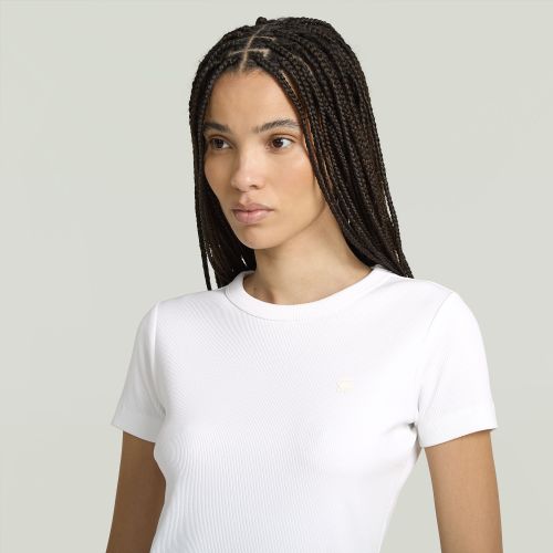 G-STAR Rib cap sleeve wmn