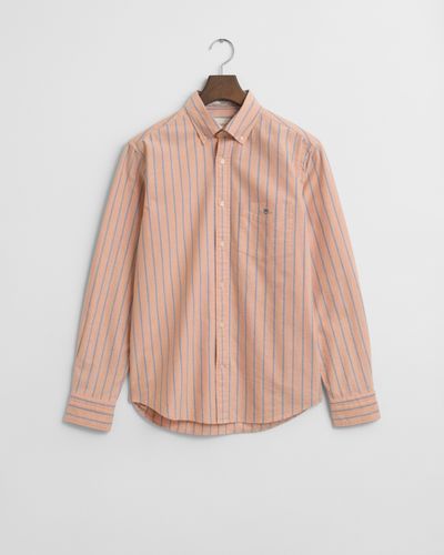 Regular Fit Classic Oxford-Hemd mit Streifen