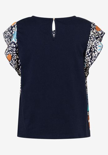 MORE & MORE Patch-Shirt with Print