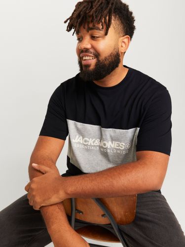 JACK & JONES JJELEGACY BLOCKING TEE SS O-NECK NOO PLS