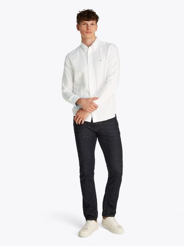 TOMMY HILFIGER LINEN BLEND SOLID RF SHIRT