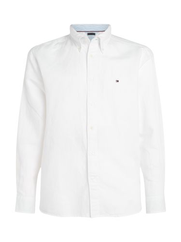 TOMMY HILFIGER LINEN BLEND SOLID RF SHIRT