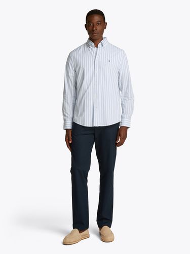 TOMMY HILFIGER FLEX POPLIN BOLD STRIPE RF SHIRT