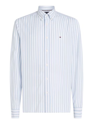TOMMY HILFIGER FLEX POPLIN BOLD STRIPE RF SHIRT