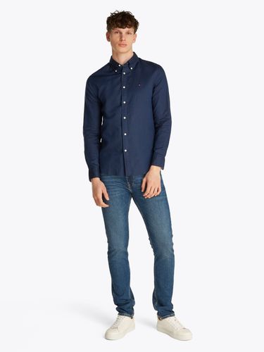 TOMMY HILFIGER LINEN BLEND SOLID RF SHIRT