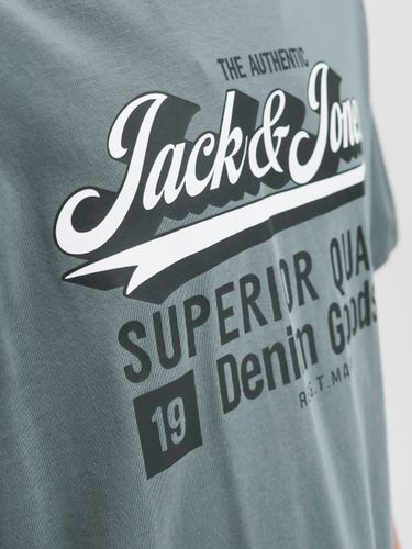 JACK & JONES JJELOGO TEE SS ONECK 2 COL AW25 NOOS PLS