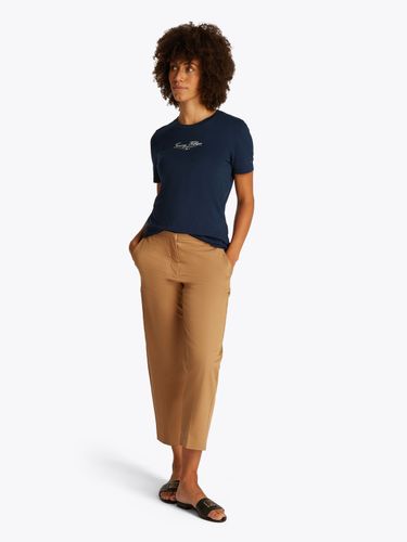 TOMMY HILFIGER REG SCRIPT C-NK TEE SS