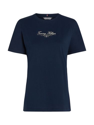 TOMMY HILFIGER REG SCRIPT C-NK TEE SS