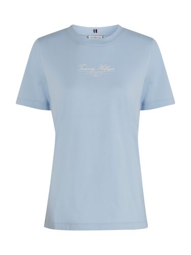 TOMMY HILFIGER REG SCRIPT C-NK TEE SS