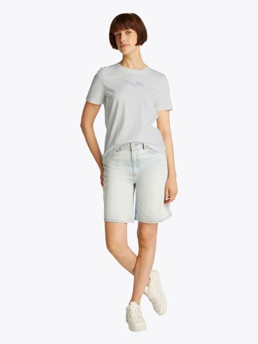 TOMMY HILFIGER REG SCRIPT C-NK TEE SS