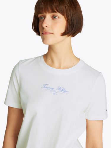 TOMMY HILFIGER REG SCRIPT C-NK TEE SS