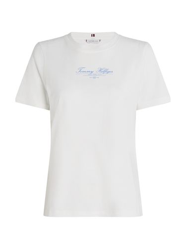 TOMMY HILFIGER REG SCRIPT C-NK TEE SS