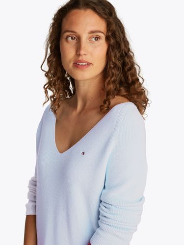 TOMMY HILFIGER CO CARDI FINE GG LS V-NK SWT
