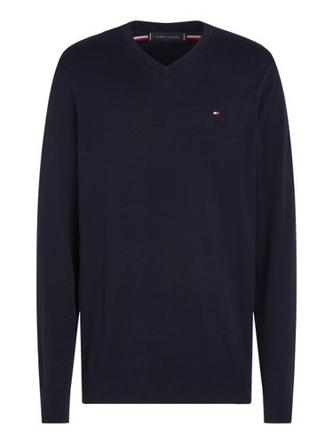 TOMMY HILFIGER ESSENTIAL COTTON V NECK