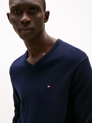 TOMMY HILFIGER ESSENTIAL COTTON V NECK